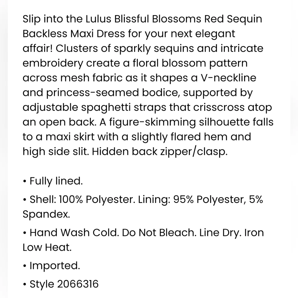 Lulus Blissful Blossoms Red Sequin Backless Embroidered Mesh Maxi Dress - XL